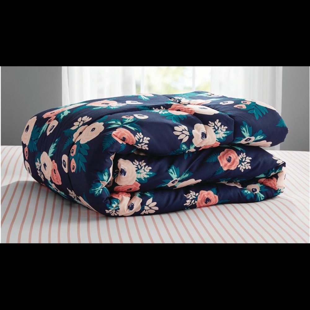 NIP Mainstays Garden Floral 6pc Bedding Set, Twin - Picture 5 of 6